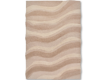 DUNE - Patterned rectangular wool rug by Ginger & Jagger - view 2